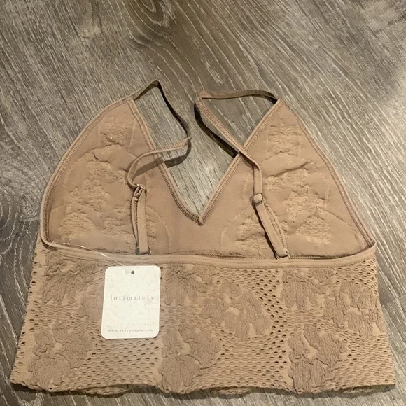 Free People intimately candy seamless bra in sand - Picture 6 of 8